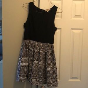 Black and white dress